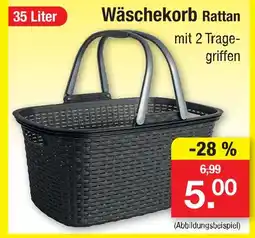 Zimmermann Wäschekorb rattan Angebot