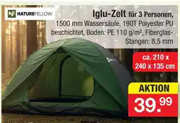 Zimmermann Naturefellow iglu-zelt Angebot