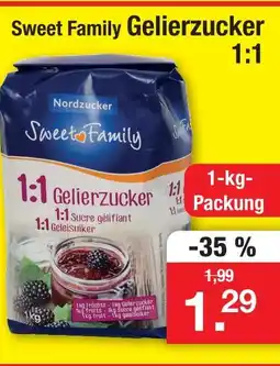 Zimmermann Nordzucker sweet family gelierzucker 1:1 Angebot