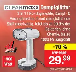 Zimmermann Cleanmaxx dampfglätter Angebot