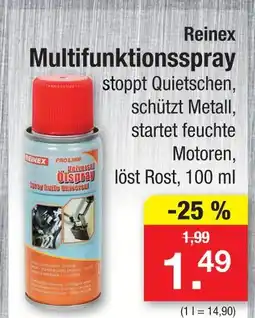 Zimmermann Reinex multifunktionsspray Angebot
