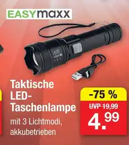 Zimmermann Easymaxx taktische led-taschenlampe Angebot