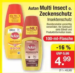 Zimmermann Autan autan multi insect o. zeckenschutz Angebot