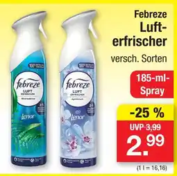 Zimmermann Febreze lufterfrischer Angebot