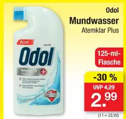 Zimmermann Odol mundwasser atemklar plus Angebot
