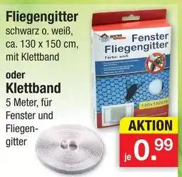 Zimmermann Fliegengitter oder klettband Angebot