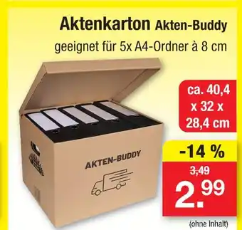 Zimmermann Aktenkarton akten-buddy Angebot