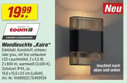 toom Baumarkt Toom wandleuchte „kairo“ Angebot