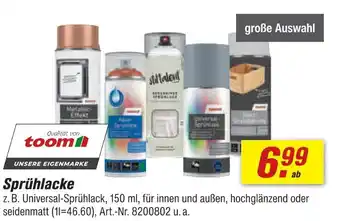 toom Baumarkt Toom sprühlacke Angebot