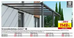 toom Baumarkt Terrassenüberdachung „comfort“ Angebot