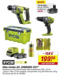 toom Baumarkt Ryobi akku-combo-kit „r18ddsds-125t“ Angebot