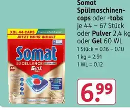 Rossmann Somat spülmaschinencaps Angebot