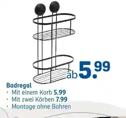 Rossmann Badregal mit einem korb Angebot