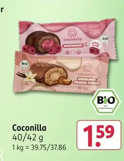 Rossmann Coconilla raspberry oder hazelnut cookie dough Angebot