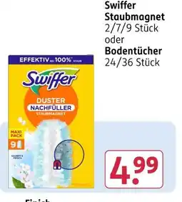 Rossmann Swiffer staubmagnet oder bodentücher Angebot