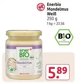 Rossmann Enerbio mandelmus weiß Angebot