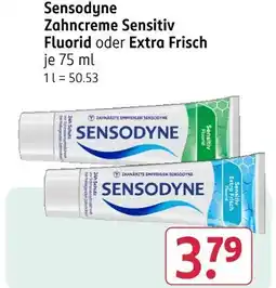 Rossmann Sensodyne zahncreme Angebot