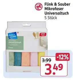 Rossmann Flink & sauber mikrofasertuch universaltuch Angebot