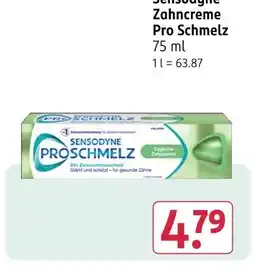 Rossmann Sensodyne zahncreme pro schmelz Angebot