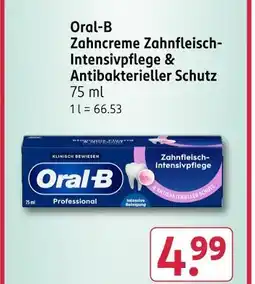 Rossmann Oral-b zahncreme Angebot