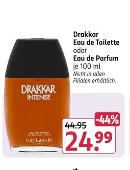 Rossmann Drakkar eau de toilette oder eau de parfum Angebot