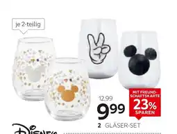 XXXLutz Disney gläser-set „mickey & minnie“ oder „mickey mouse Angebot