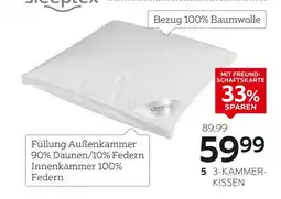 XXXLutz Sleeptex 3-kammer-kissen „dyne“ Angebot