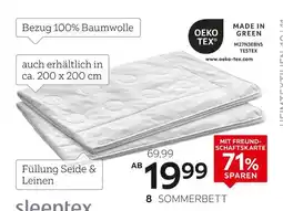 XXXLutz Sleeptex sommerbett „attu“ Angebot