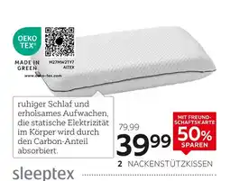 XXXLutz Sleeptex nackenstützkissen „olinda“ Angebot