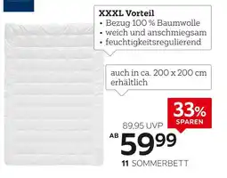 XXXLutz Sommerbett ca. 135 x 200 cm Angebot