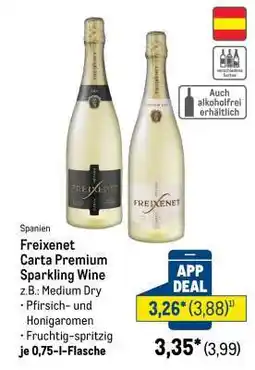 METRO Freixenet Carta Premium Sparkling Wine Angebot