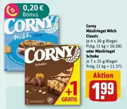 REWE Corny Müsliriegel Milch Classic Angebot