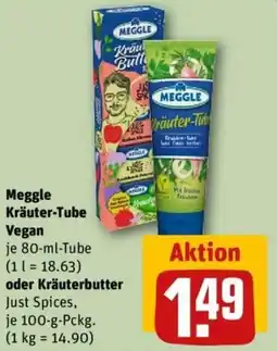 REWE Meggle Kräuter-Tube Vegan Angebot