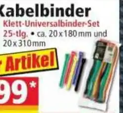 Norma KRAFT WERKZEUGE Klett-Universalbinder-Set Angebot