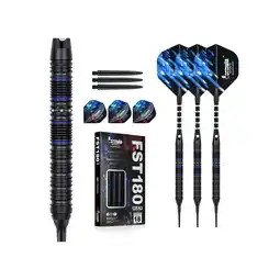 Netto Marken-Discount Formula FST180 GEN2 Black Blue Rings Softtip Dartset 18g Softdarts Angebot