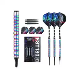 Netto Marken-Discount Formula FST180 GEN2 Rainbow Softtip Dartset 18g Softdarts Angebot