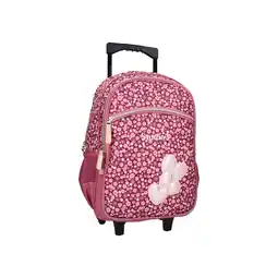 Netto Marken-Discount Studio V Wildflower Trolley Schulrucksack Mädchen Kinder Rucksack Angebot