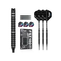 Netto Marken-Discount Formula FST180 GEN3 Black Silver Rings Softtip Dartset 18g Softdarts Angebot