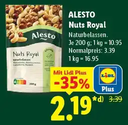 Lidl Alesto Nuts Royal Angebot