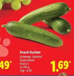Lidl Snack Gurken Angebot