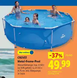 Lidl CRIVIT Metal-Frame-Pool Angebot