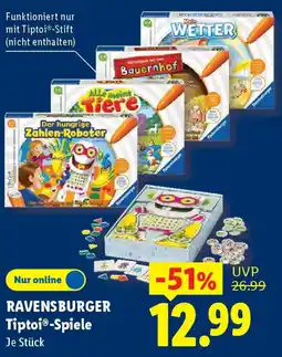 Lidl RAVENSBURGER Tiptoi-Spiele Angebot