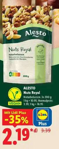 Lidl Alesto Nuts Royal Angebot