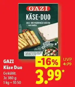 Lidl GAZI Käse Duo Angebot