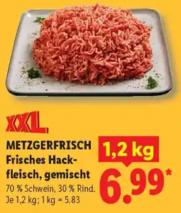 Lidl METZGERFRISCH Frisches Hack- fleisch, gemischt Angebot
