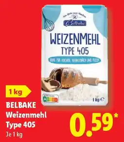 Lidl BELBAKE Weizenmehl Type 405 Angebot