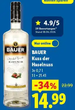 Lidl BAUER Kuss der Haselnuss Angebot