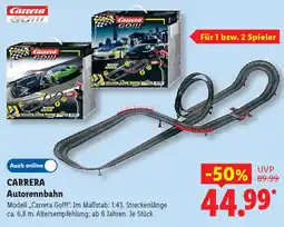 Lidl Carrera GO!!! Autorennbahn Angebot