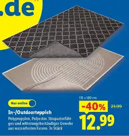 Lidl In-/Outdoorteppich Angebot