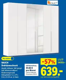 Lidl RAUCH Drehtürenschrank Modell,,Alabama". Angebot